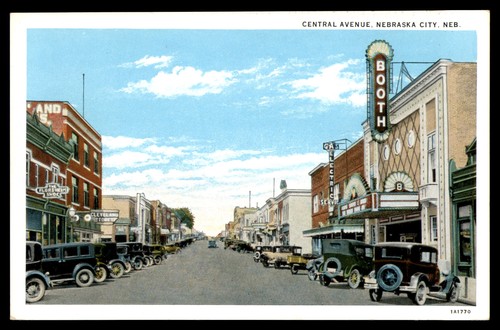 Postcard central avenue - postcard, avenue,