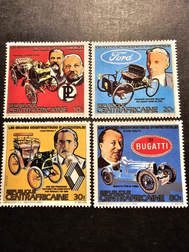 Central african stamp cars - central,